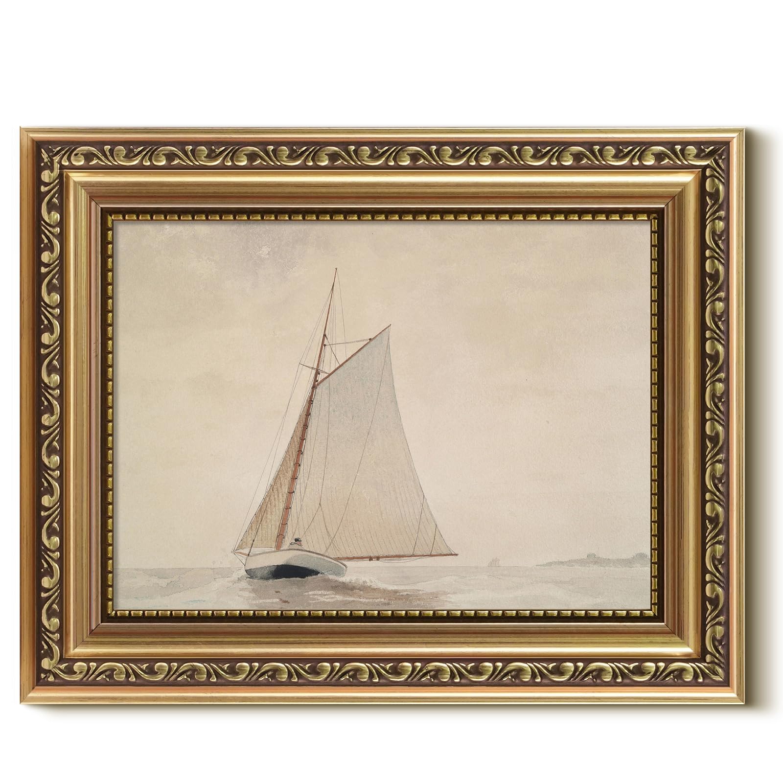 VIYYIEA Gold Framed Wall Art Canvas Print Home Decor Vintage Swan Decoration Grace Swan Art Painting Pictures Rustic Bathroom Wall Decor Animal Farmhouse Artwork for Living Room Bedroom Office 11x14in — view 40