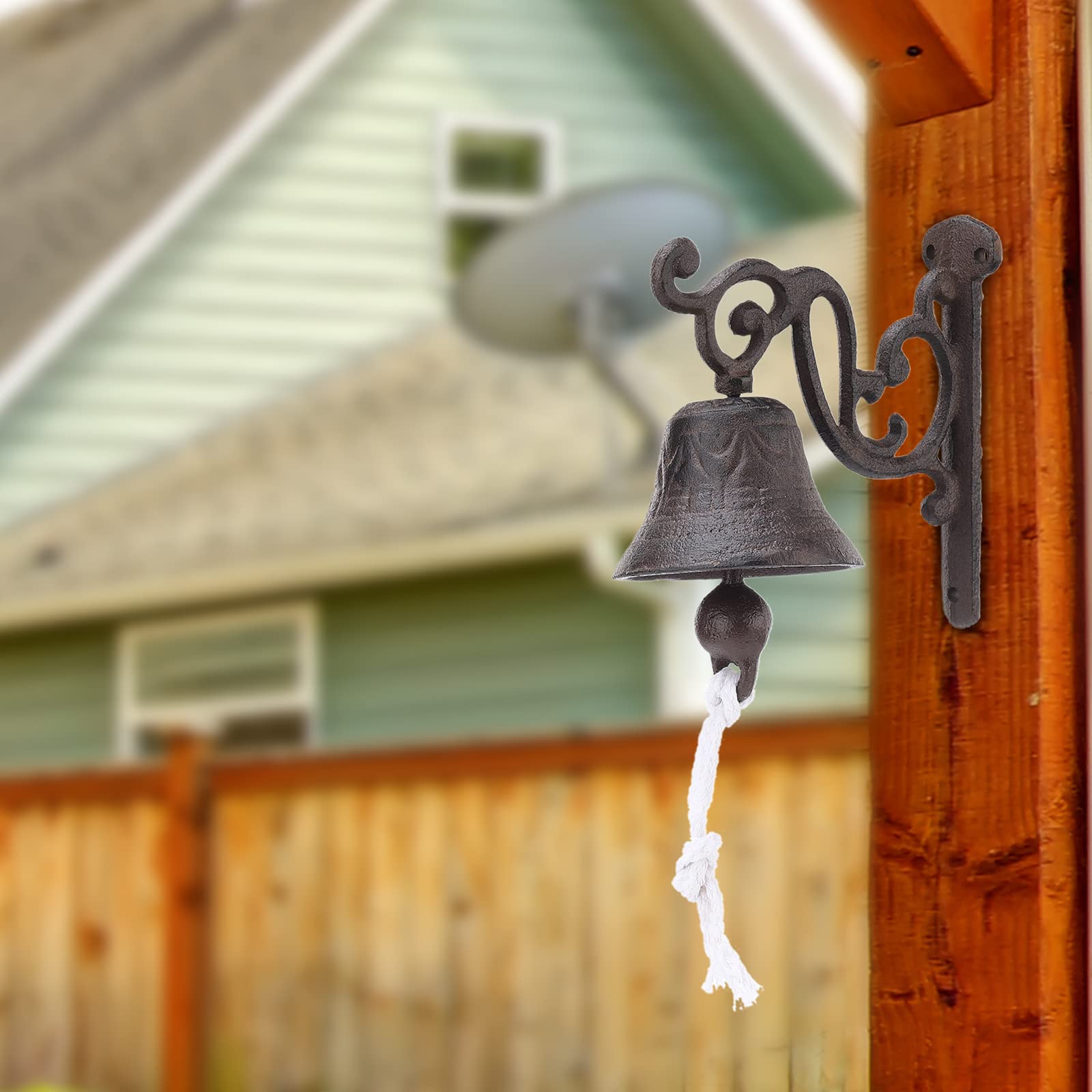 Amazon.com: QSDGFH Outdoor Wall Bell, Cast Iron Door Bell Retro