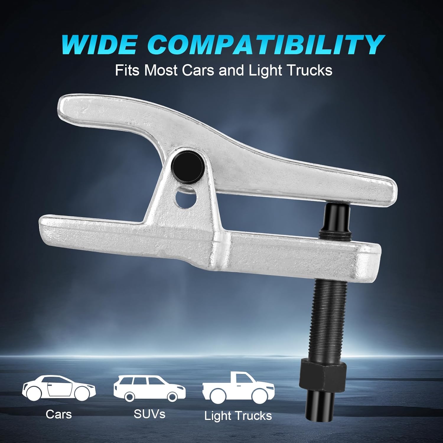 Nilight Ball Joint Separator, Pitman Arm Puller, Tie Rod End Tool, 5-in-1 Front End Service Set for Easy Removal, Splitter Removal Kit