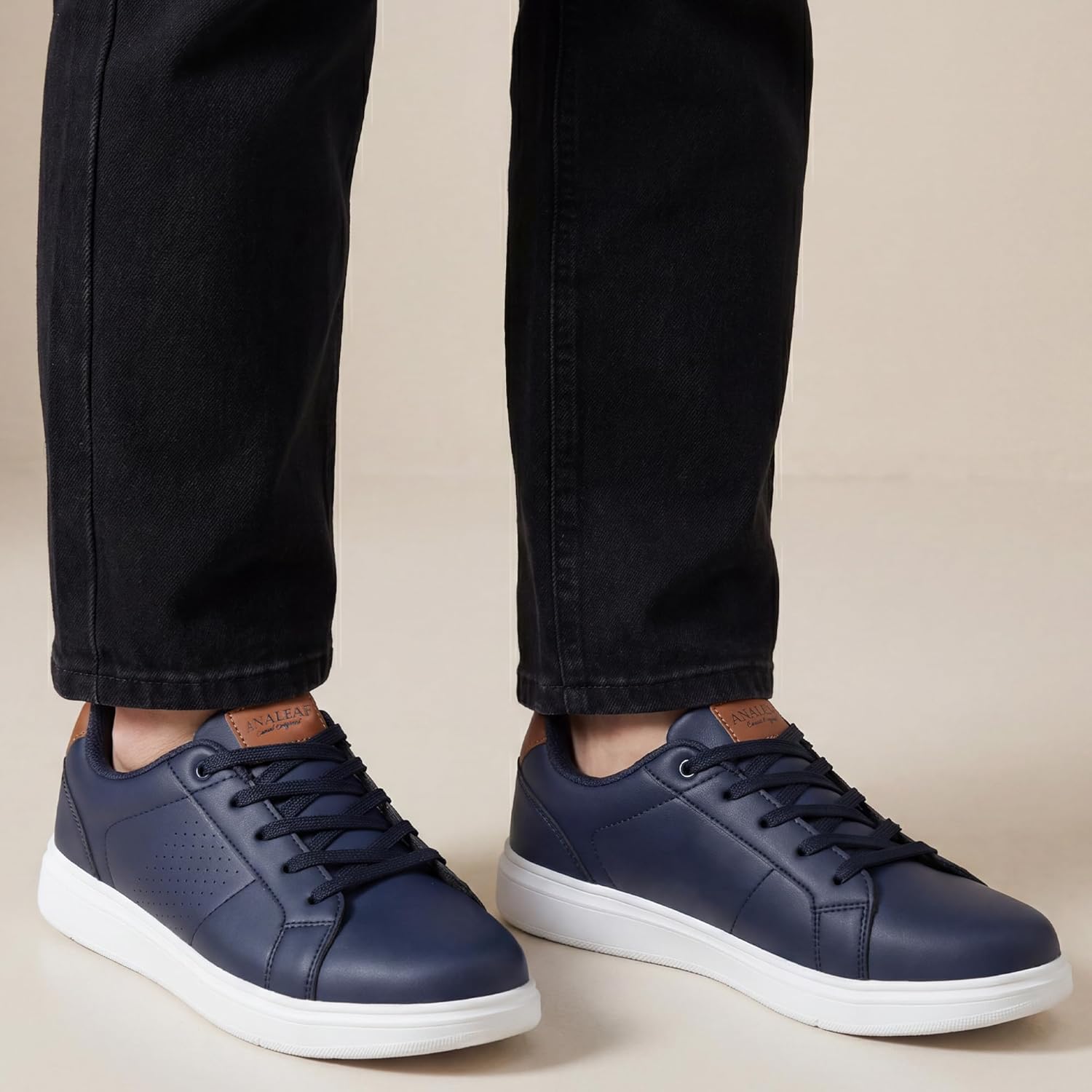 Mens Casual Shoes Fashion Dress Sneakers Classic Walking Shoes - Image 2