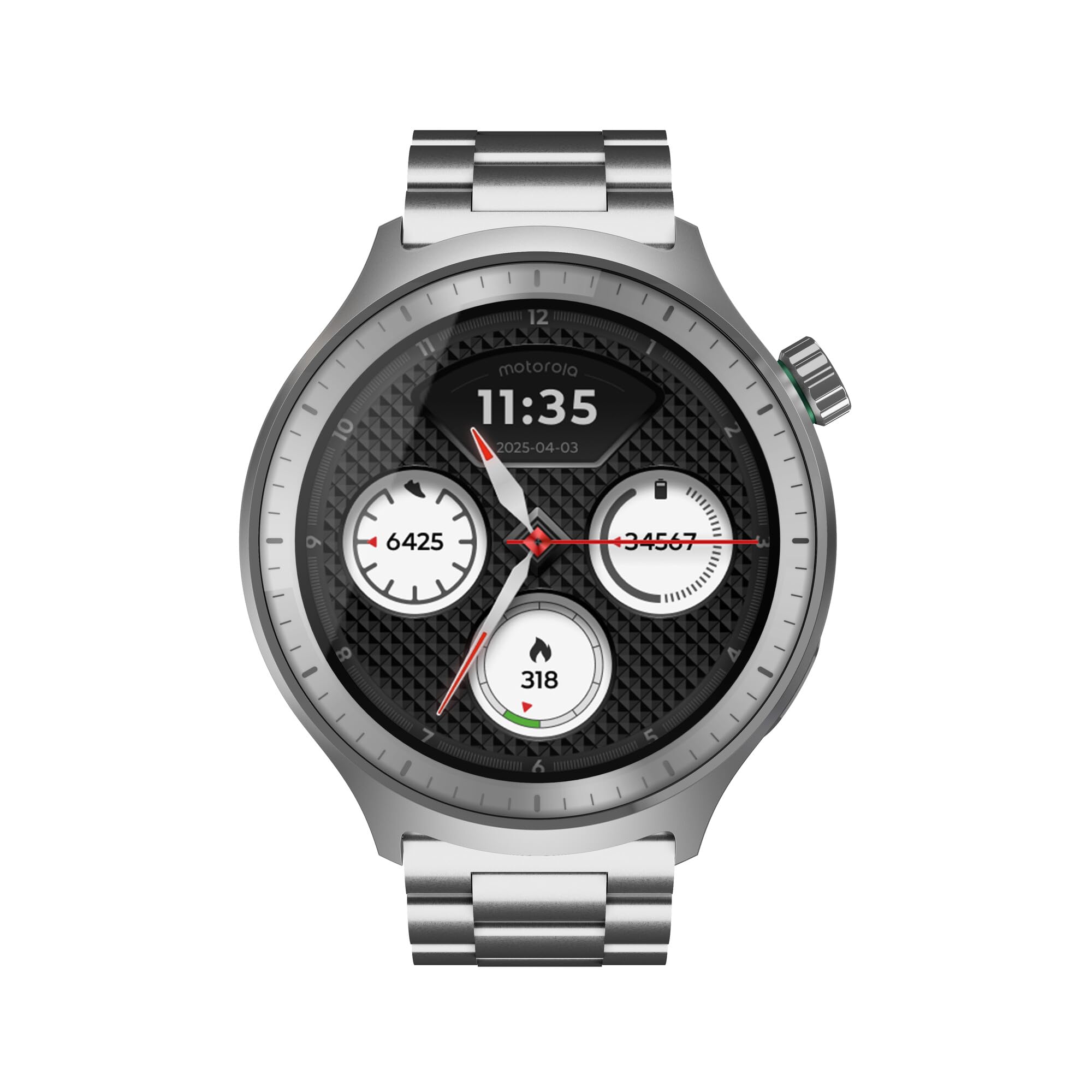 Moto Watch Premium Silver + Herbal Garden