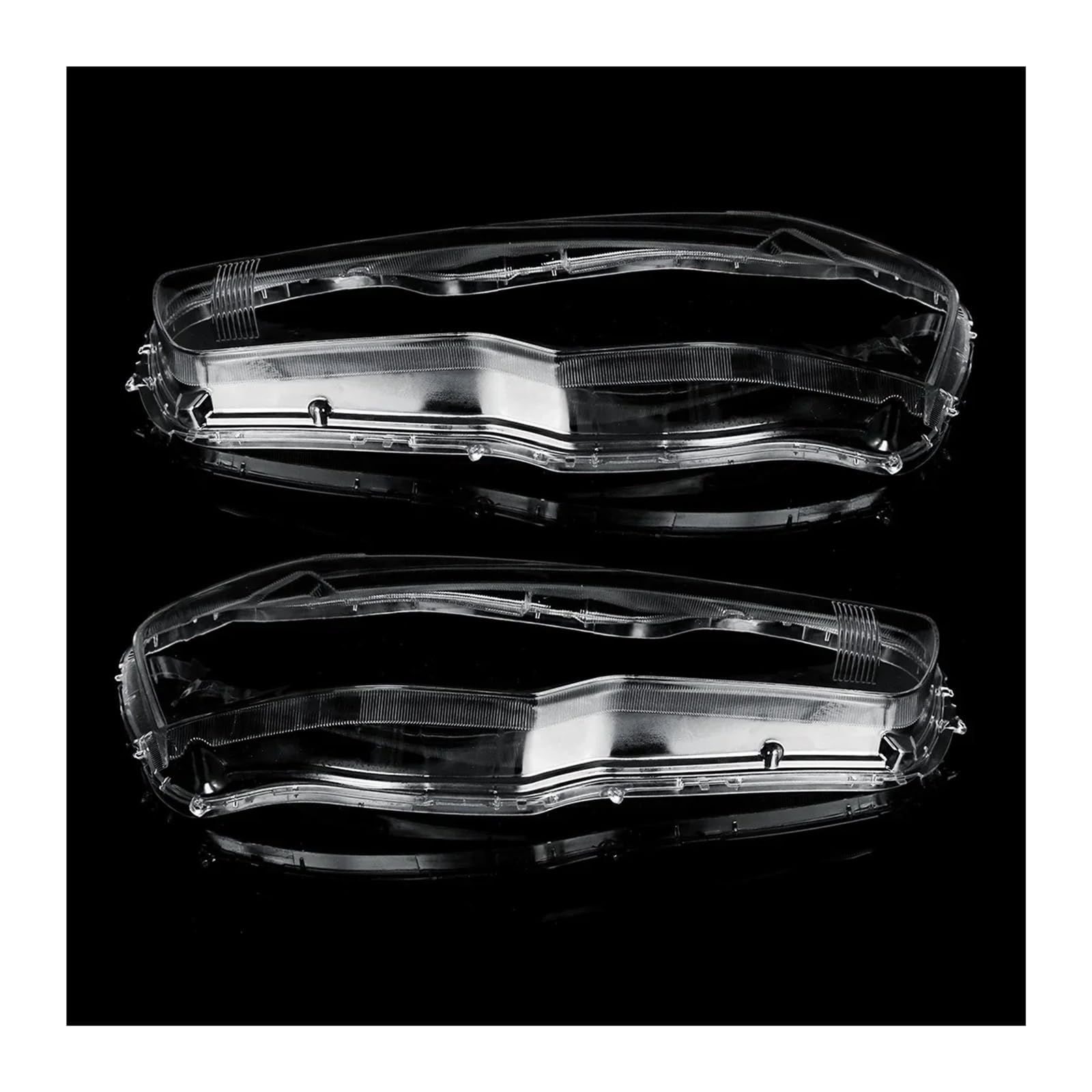 Para Mitsubishi Para Lancer Para Ex 2008 2009-2016 Cubierta Lente Faro Delantero Coche Pantalla Transparente Carcasa Cubierta Faro Lentes Coche(Pair)