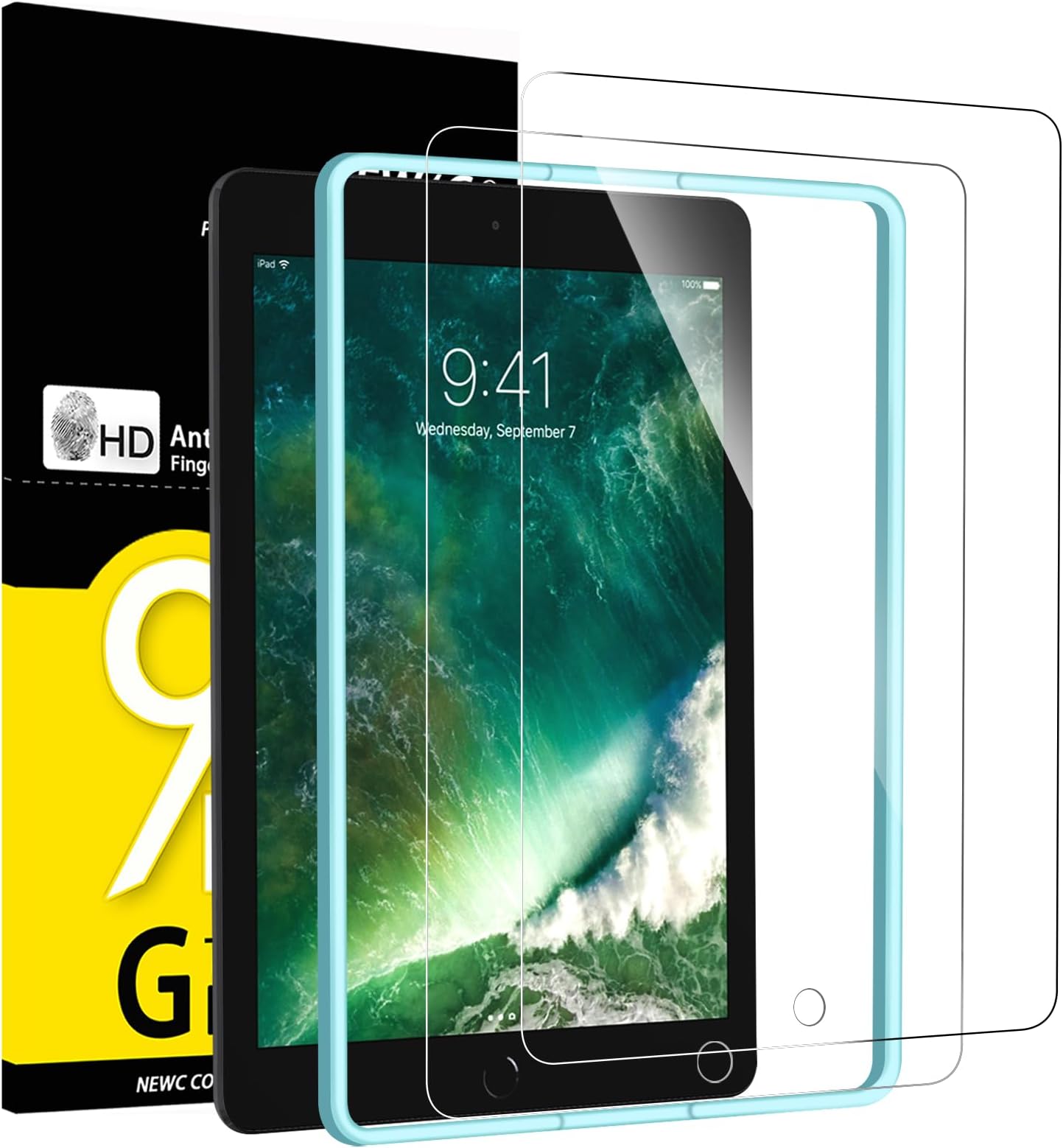 Sincase iPad Air/Air 2 / Pro/New iPad 9.7 Screen Protector, [2Pack] Clear iPad Air