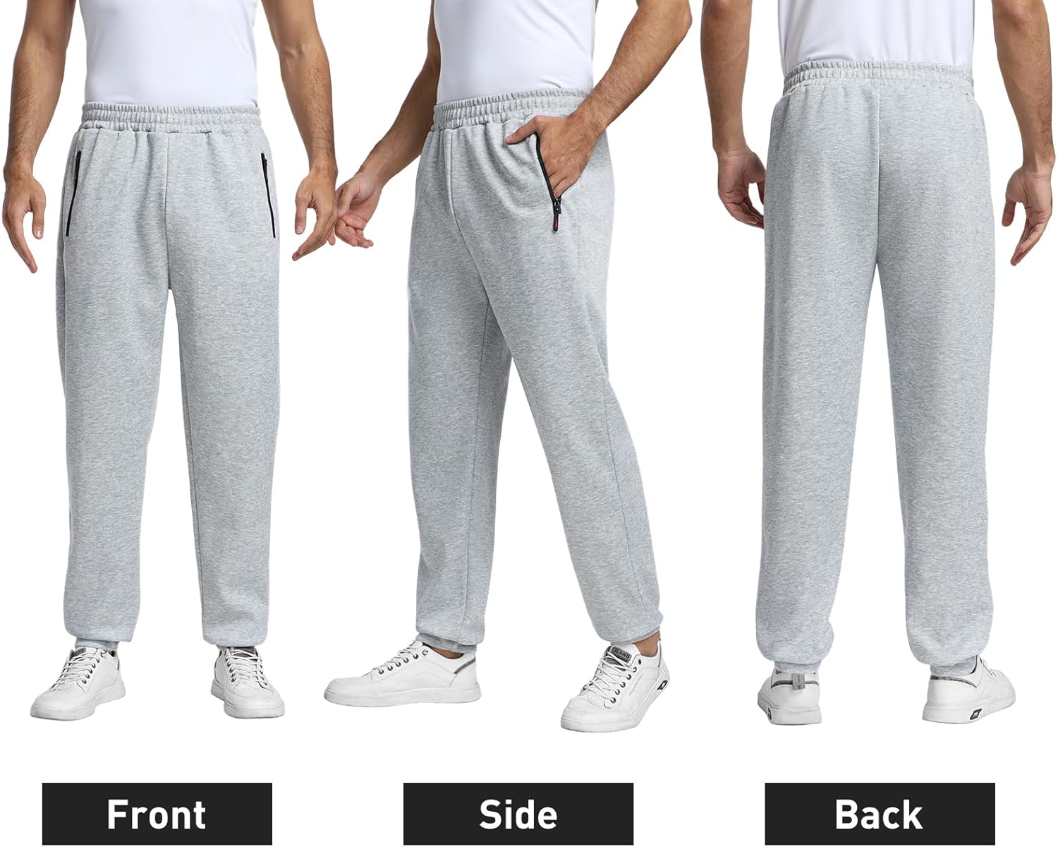 Men's Sweatpants Athletic Pants with Pockets,Jogger for Men - Image 3