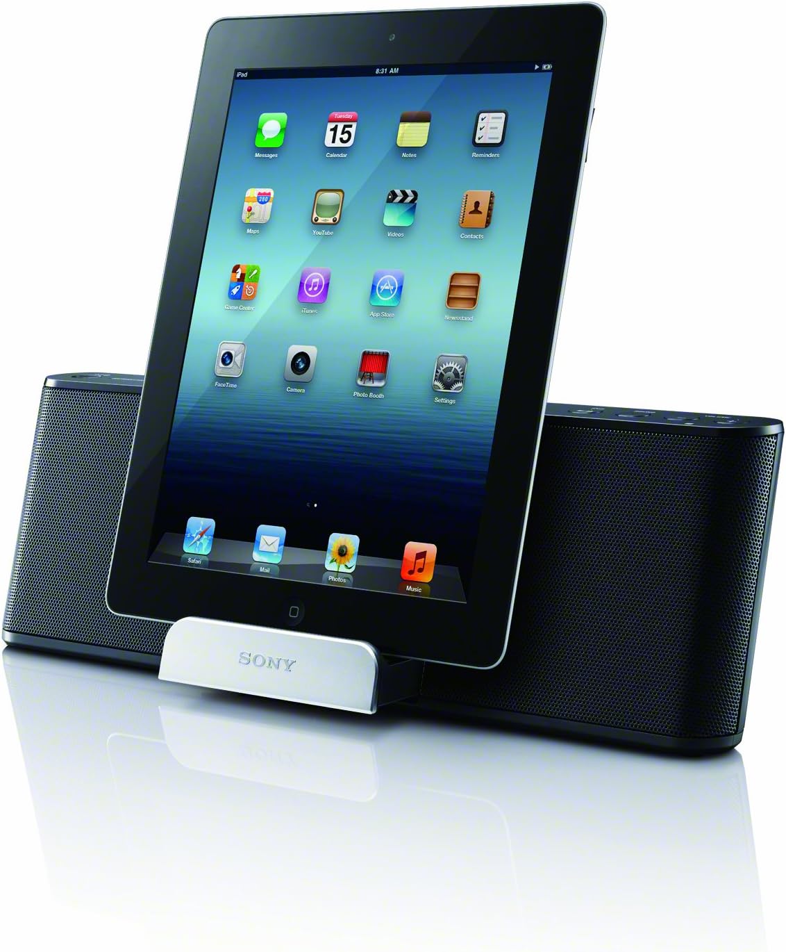 Sony RDPT50IPN Lightning iPad/iPhone/iPod Portable Speaker Dock,Black
