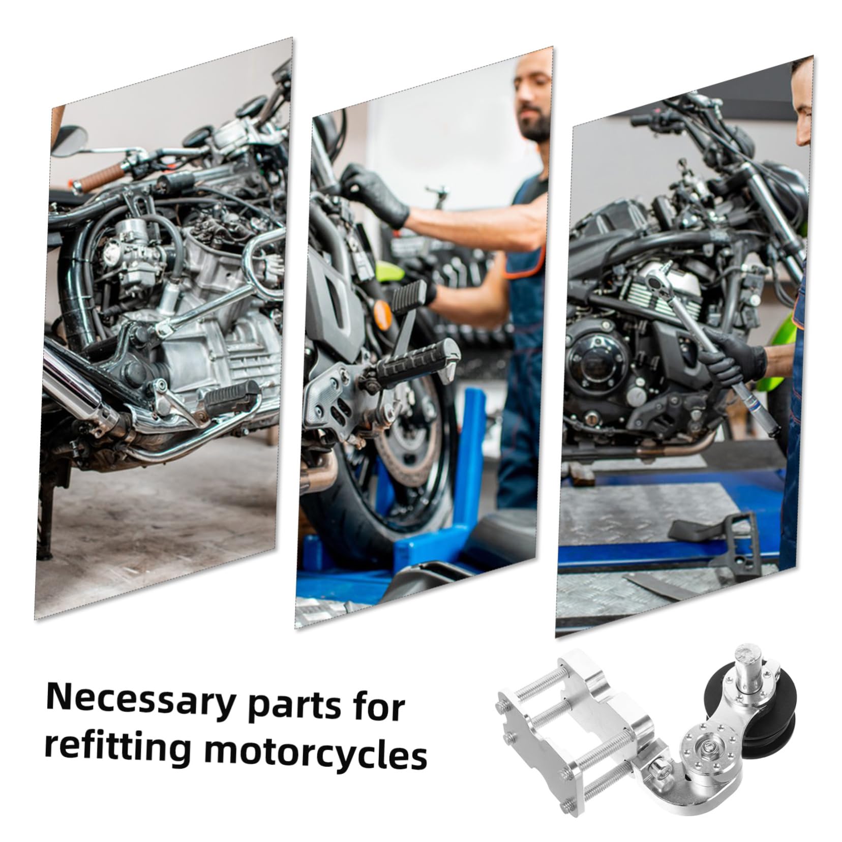 OUNONA Aluminiumlegierung Kettenspannerführung für Motorrad Kette Präzise Anpassung und Zuverlässige Leistung