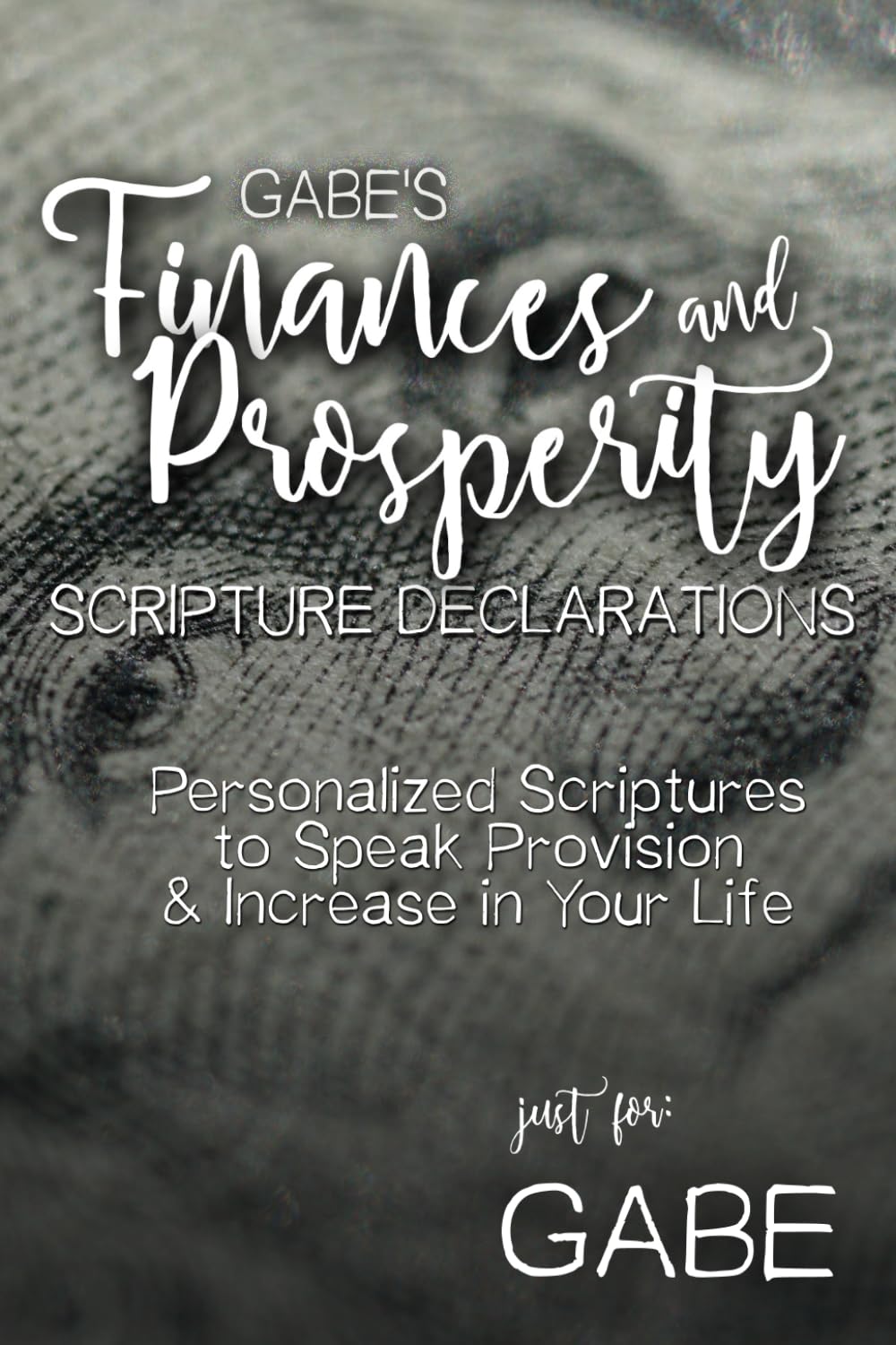 Gabe's Finances and Prosperity Scripture Declarations: Personalized Scriptures to Speak Provision & Increase in Your Life (Gabe's Personalized Scriptures Set)