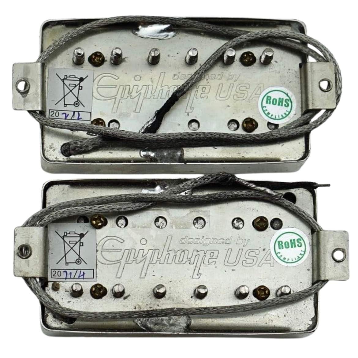 ProBucker Alnico II Lot de micros vintage Humbucker tressés chromés pour guitare électrique
