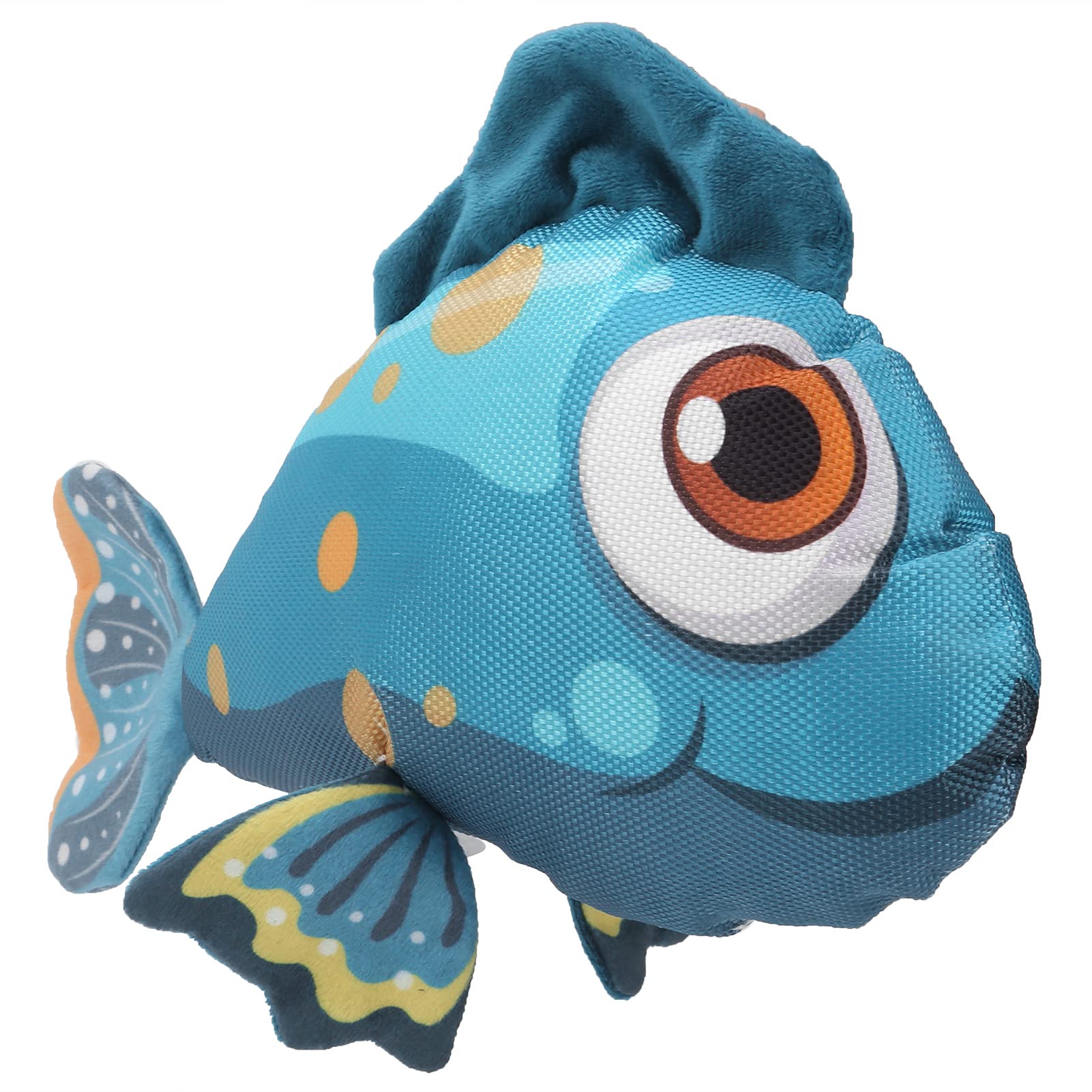 Cat Kicker Fish Toy, Plush Interactive Cat Toys Simulation Fish Toy Soft Relieve Stress with BB Barking for Interactive for Cats