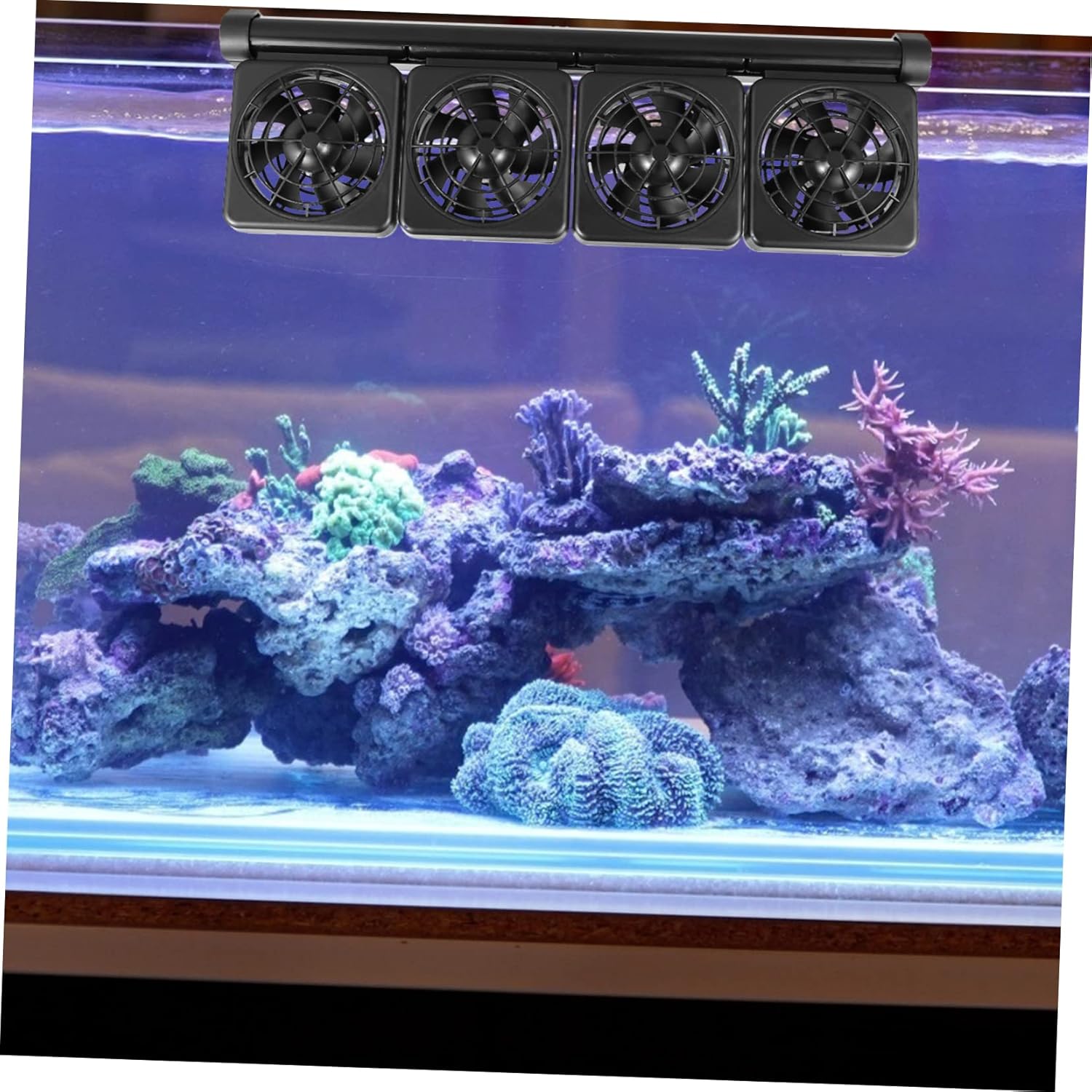 BESPORTBLE 2- Tank Chiller Cooling Fan Easy Temperature Reduction Fish Tank Supplies