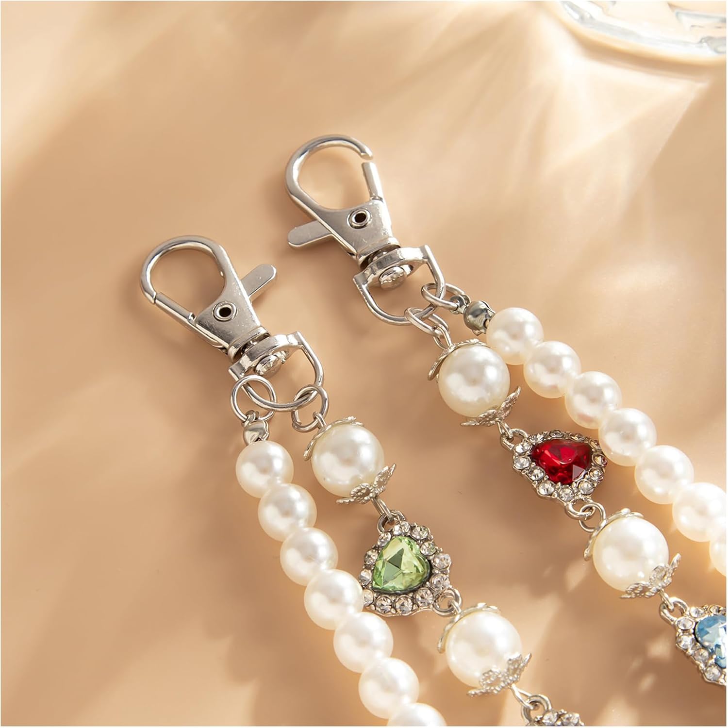 ラインストーン パールパンツ チェーン パールウエストベルト ゴス ヒップホップ パンツ チェーン メンズ ジーンズ ズボン キーホ