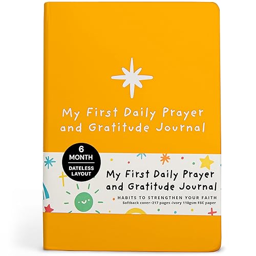 Daily Prayer & Gratitude Journal For Children (6 Month, Dateless).