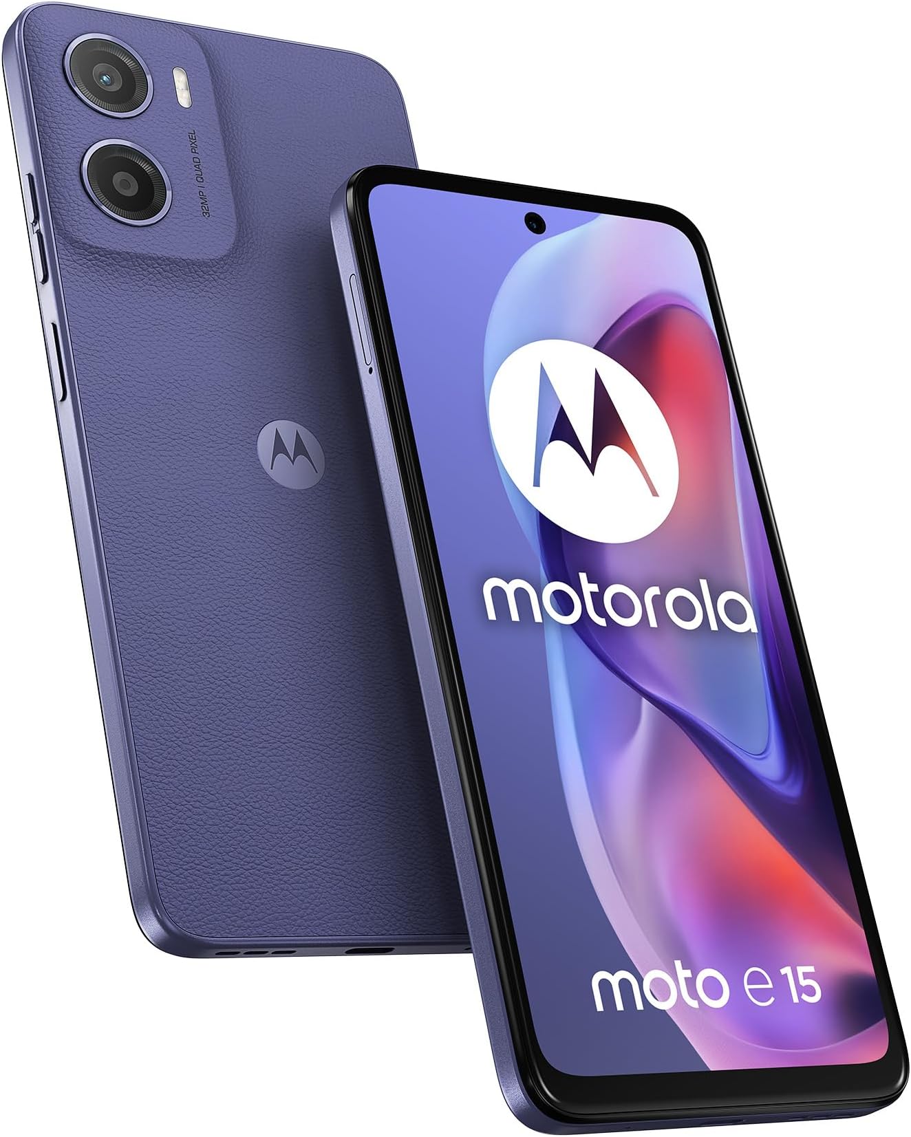 Motorola E15 Fresh Lavender 2+64 (Renewed)