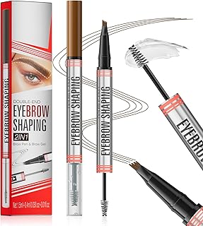 Microblading - Pluma de cejas 2 en 1 de doble...