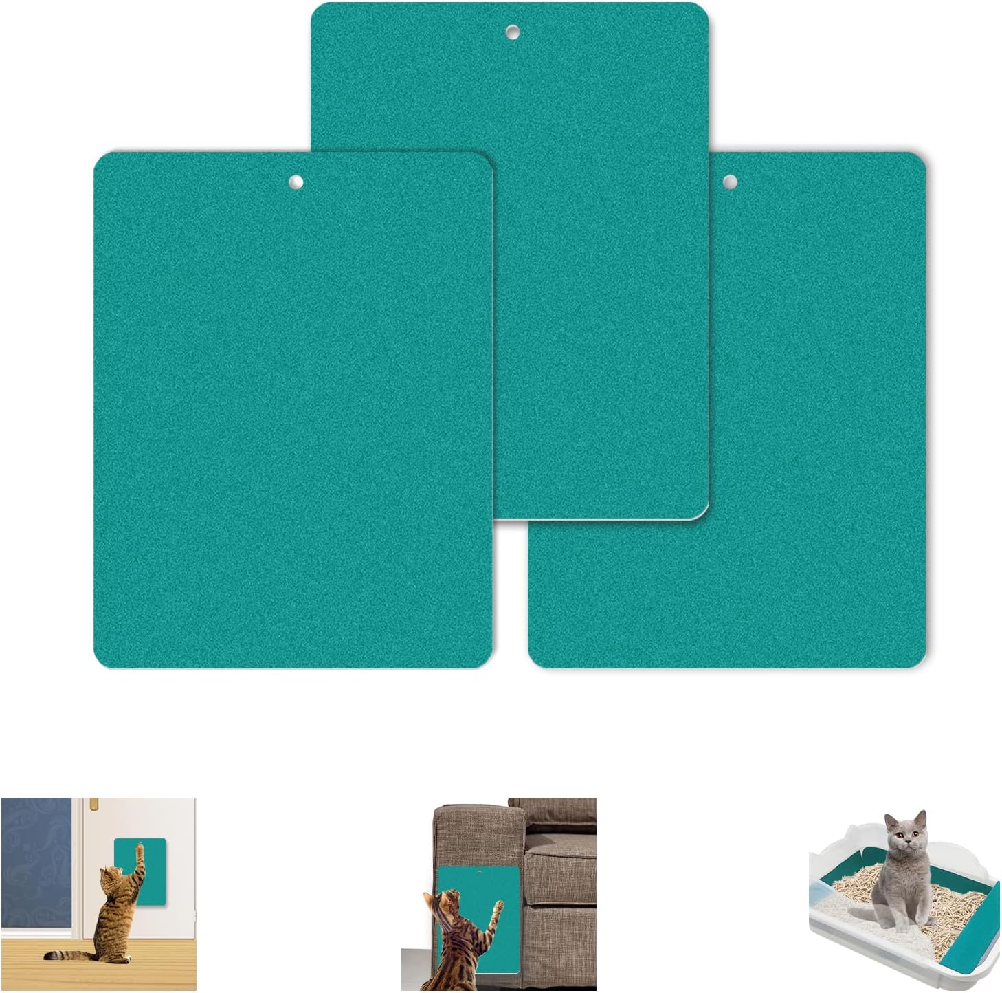 PINVNBY Cat Nail File Scratcher, 3 Pieces Cat Nail File