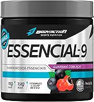 Essencial 9 EAA Aminoácios Essenciais 225g Sabor Guaraná com açaí Bodyaction
