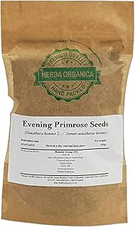 Evening Primrose Seeds / Oenothera Biennis L / Onagre Bisannuelle Graines # Herba Organica # Sun Drop, Evening Star, Belle de Nuit, Herbe aux ânes (100g)