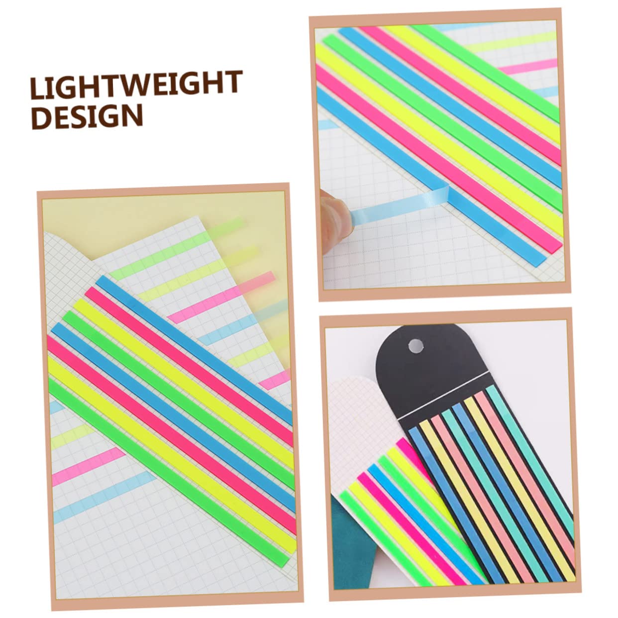 2 Sätze Schlanke Haftnotiz Pastellmarker Textmarkerstreifen Lesen Highlighter Strips Farbige Markierung Tragbarer Seitenmarker Klebrige Seitenflags Das Haustier 10 Blatt * 2 SHINEOFI