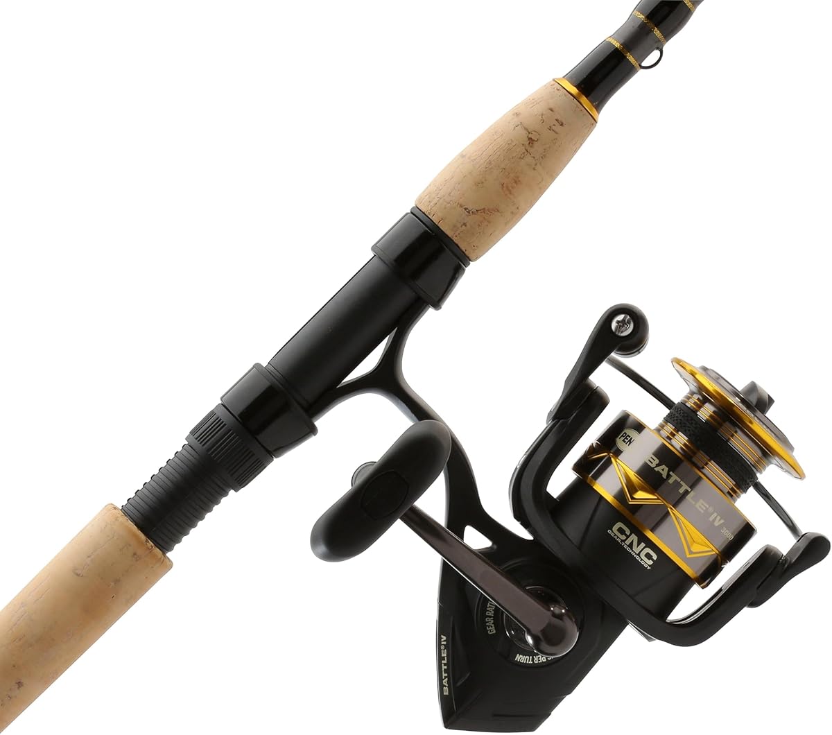 Penn Battle IV Spinning Reel and Fishing Rod Combo
