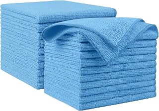 AIDEA Microfiber Cleaning Cloth Blue 20PK