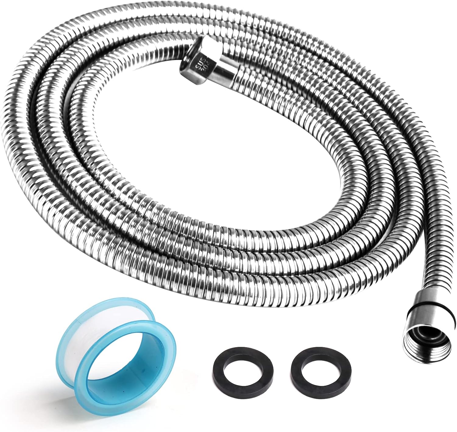 Shower Hose, 59 Inches Shower Hose Extra Long, Premium 304 Stainless