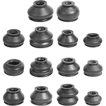 Tie Rod Boot,Tie Rod End Boots,Car Accessories Turn To Rod Arm Ball Joint Head Dust Protection Rubber Cover Track Rod End Set,Car Suspension Steering Parts Accessories,Fit for Most Vehicles