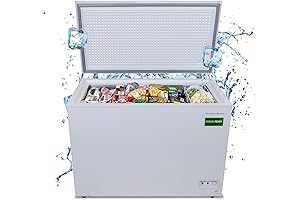 Hamilton Beach Chest Freezer with 10 Cu Ft Capacity