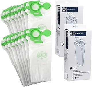 Sebo Felix Dart UltraBag Vacuum Cleaner Upright Dust Bags (Pack of 16)