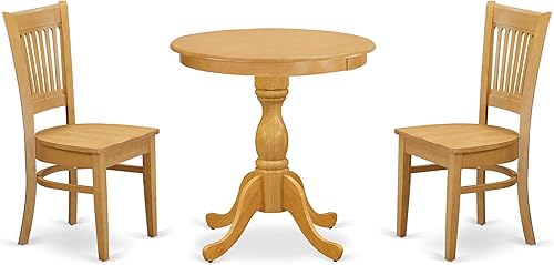 Miniatura 2 de East West Furniture ESVA3-OAK-W