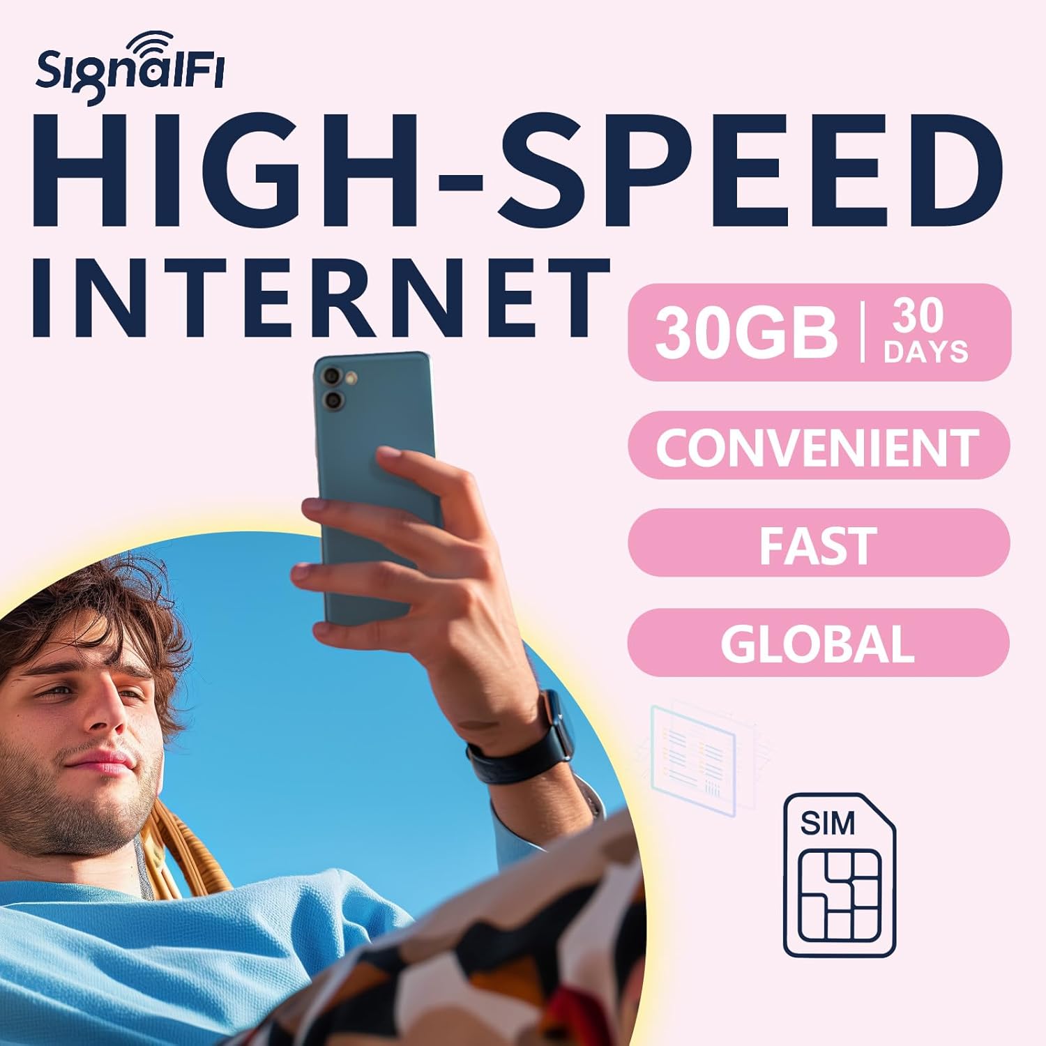 Japan SIM Card 30GB 30 Days Data Only, International Travel SIM Card Prepaid Mobile SIM Card, 4G LTE High-Speed Data, Plug and Play, No Activation Required | No Contract | 3-in-1 SIM Card