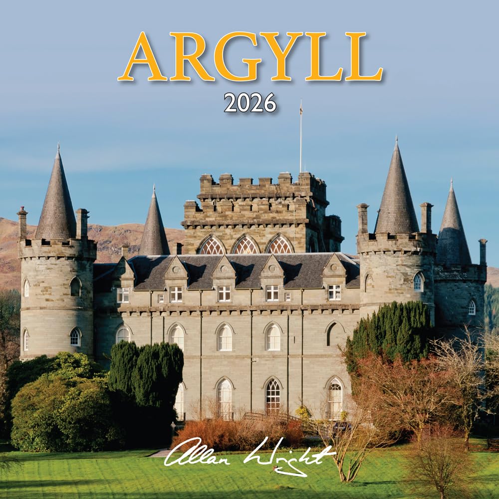 2026 Scotland Calendar: Argyll – Wall Calendar – Month to View – 12 Months