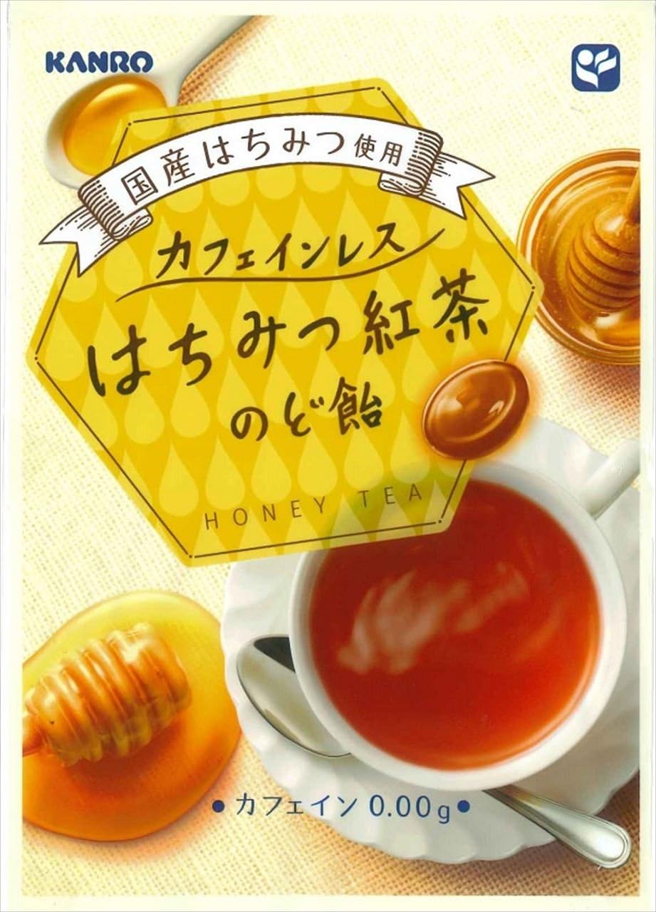 Amazon Co Jp カンロ カフェインレスはちみつ紅茶のど飴 75g 6袋 食品 飲料 お酒