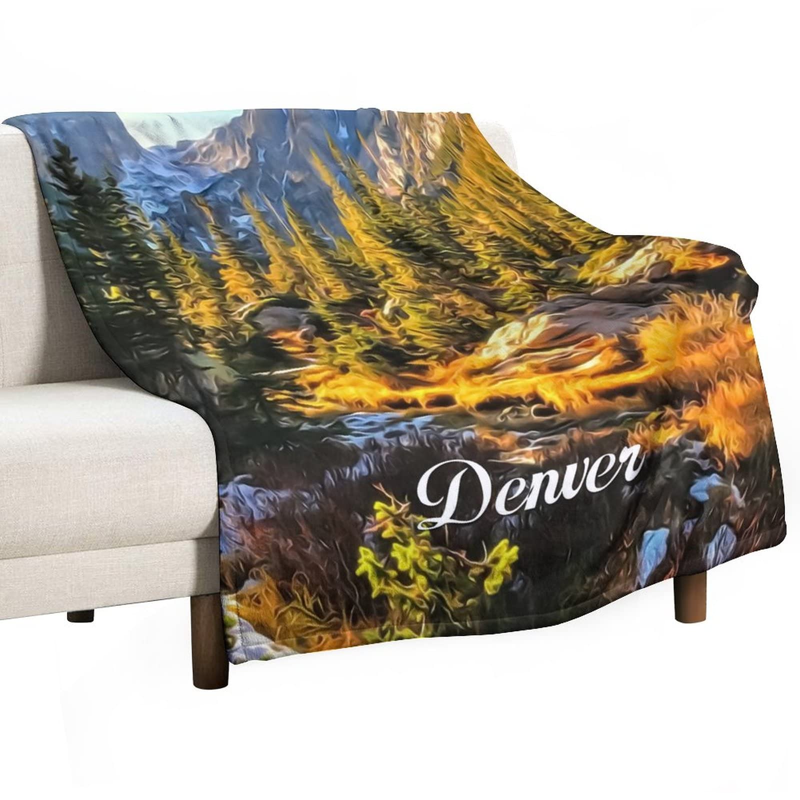 Couverture en flanelle anti-froid Denver 130x150cm double face