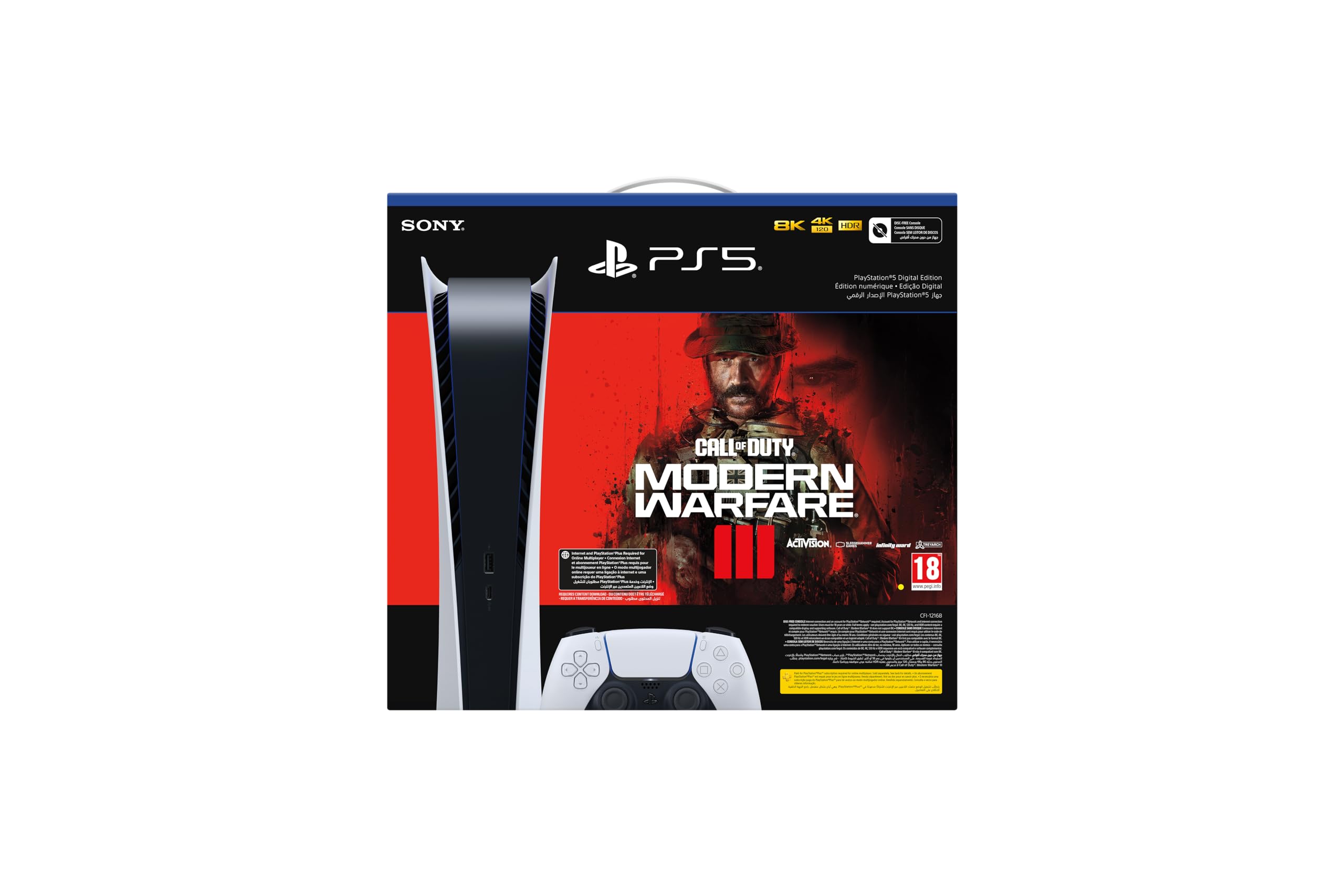 Console Sony PlayStation 5 Édition Standard Blanche Modern Warfare 3