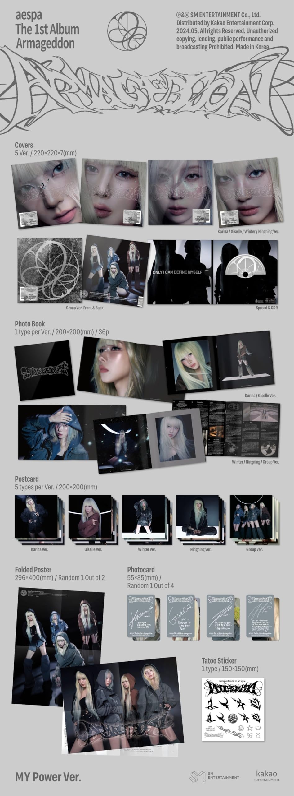 The 1st Album 'Armageddon’ (MY Power Ver.)