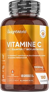 🚨 EXTREME: Vitamin C 1000mg with Rosehip and Bioflavonoids, Vit C Tablets Ascorbic Acid, Adult Vitamins 180 Vegan Breakable Tablets f…