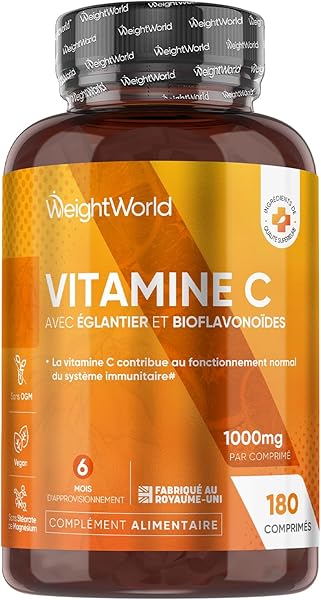 WeightWorld Vitamine C 1000mg avec Cynorhodons