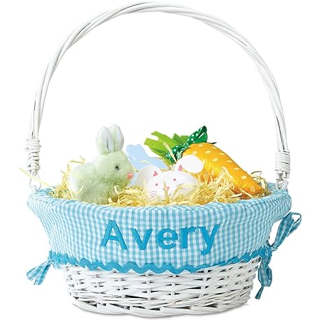 Lillian Vernon Personalized Easter Basket Tote for Kids
