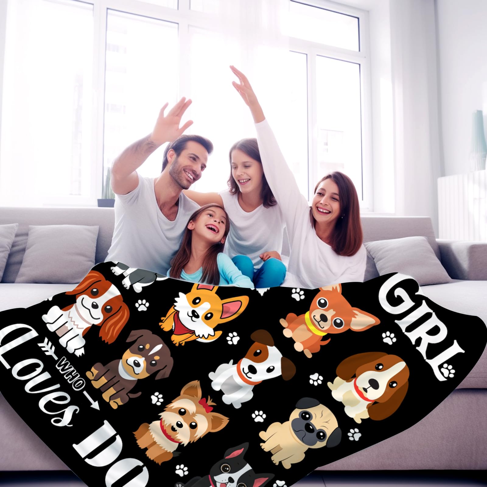 Couverture Polaire En Flanelle Douce, Confortable Et Moelleuse Pour Enfants, 127 X 152,4 Cm, Motif Dessin Animé Japonais Kawaii, Visages En Demi-cercles, Pour Adolescent, Canapé, Lit, Chambre à