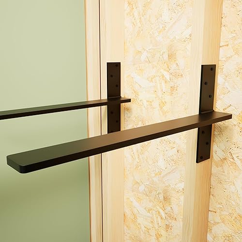 Miniatura 4 de Soporte de estante colgante sin acero resistente, 1 unidad, 8 pulgadas universal, proyectos de bricolaje, fabricado con acero americano por The