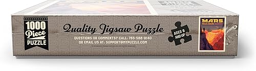 Miniatura 10 de MyPuzzle Mars Melas Chasma, póster vintage, rompecabezas prémium de 1000 piezas para adultos