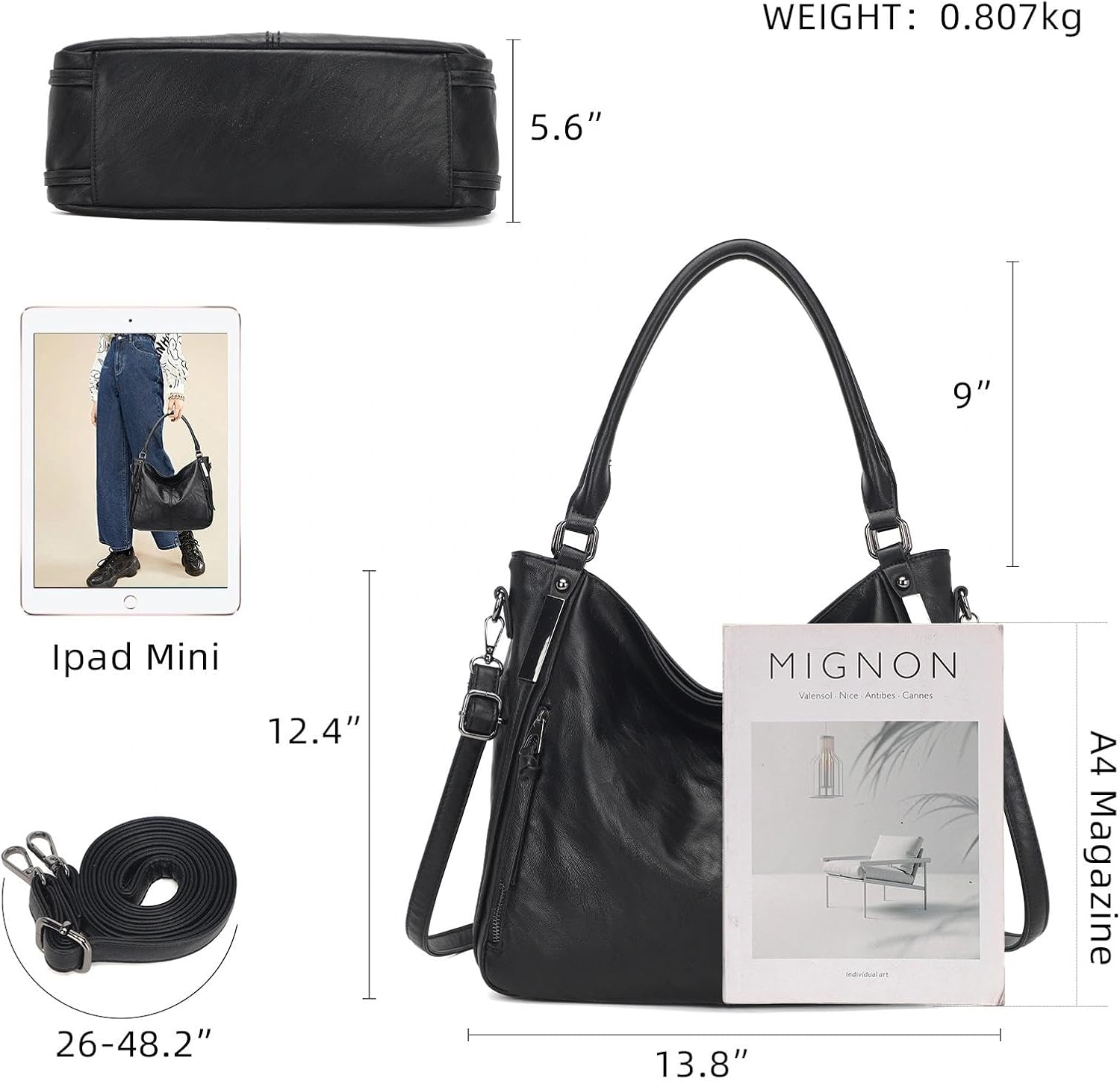 Purses for Women Shoulder Handbags Hobo Bags Tote Bag
