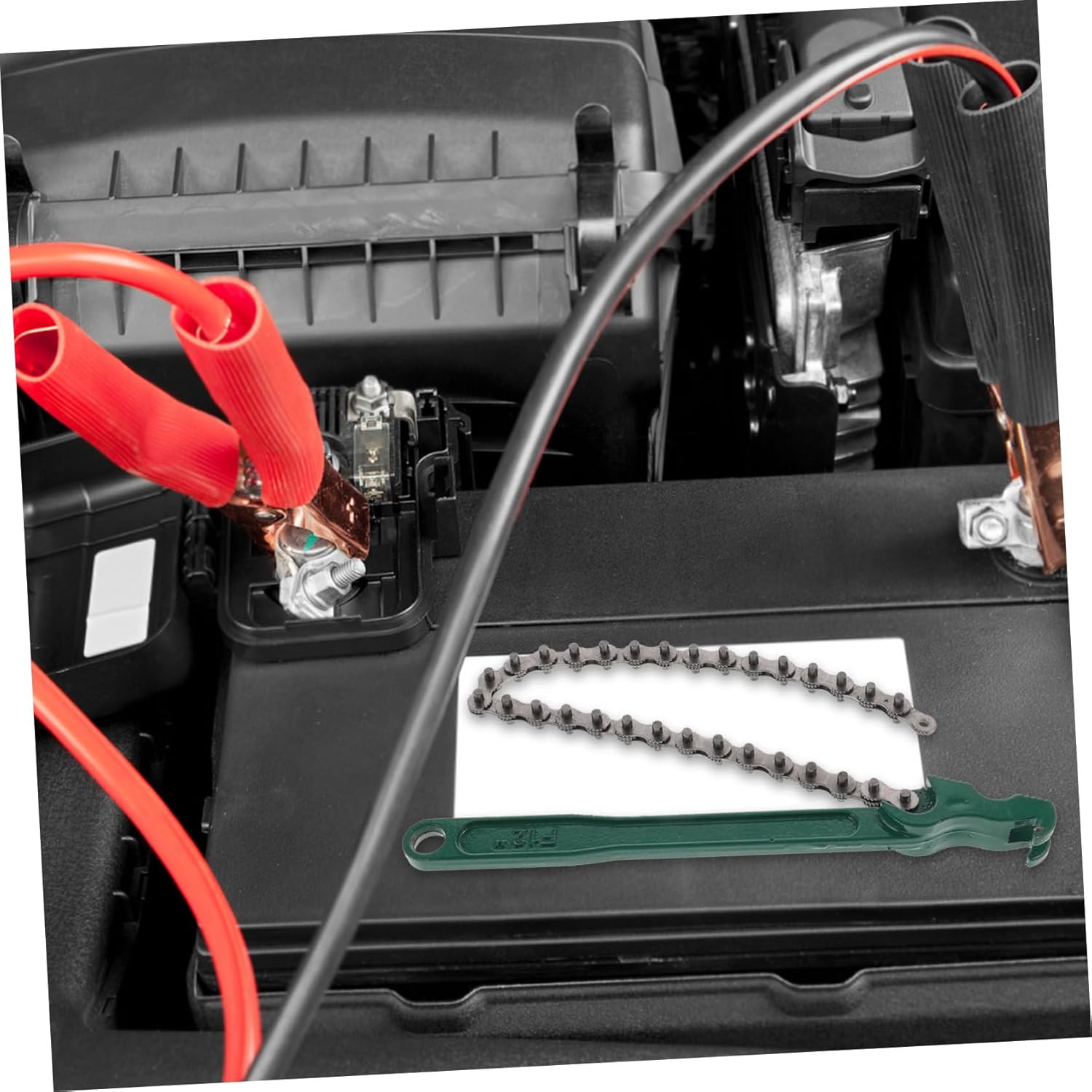 Chain Wrench Tool Non- Oil Filter Wrench for Auto Repair Versatile Mechanical Spanner for Plumbing and Filter Removal Tasks