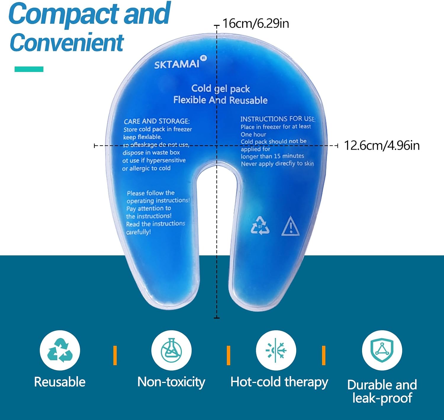 Vasectomy Support Underwear for Men, Briefs with 2 Ice Packs for Testicular Support and Pain Relief