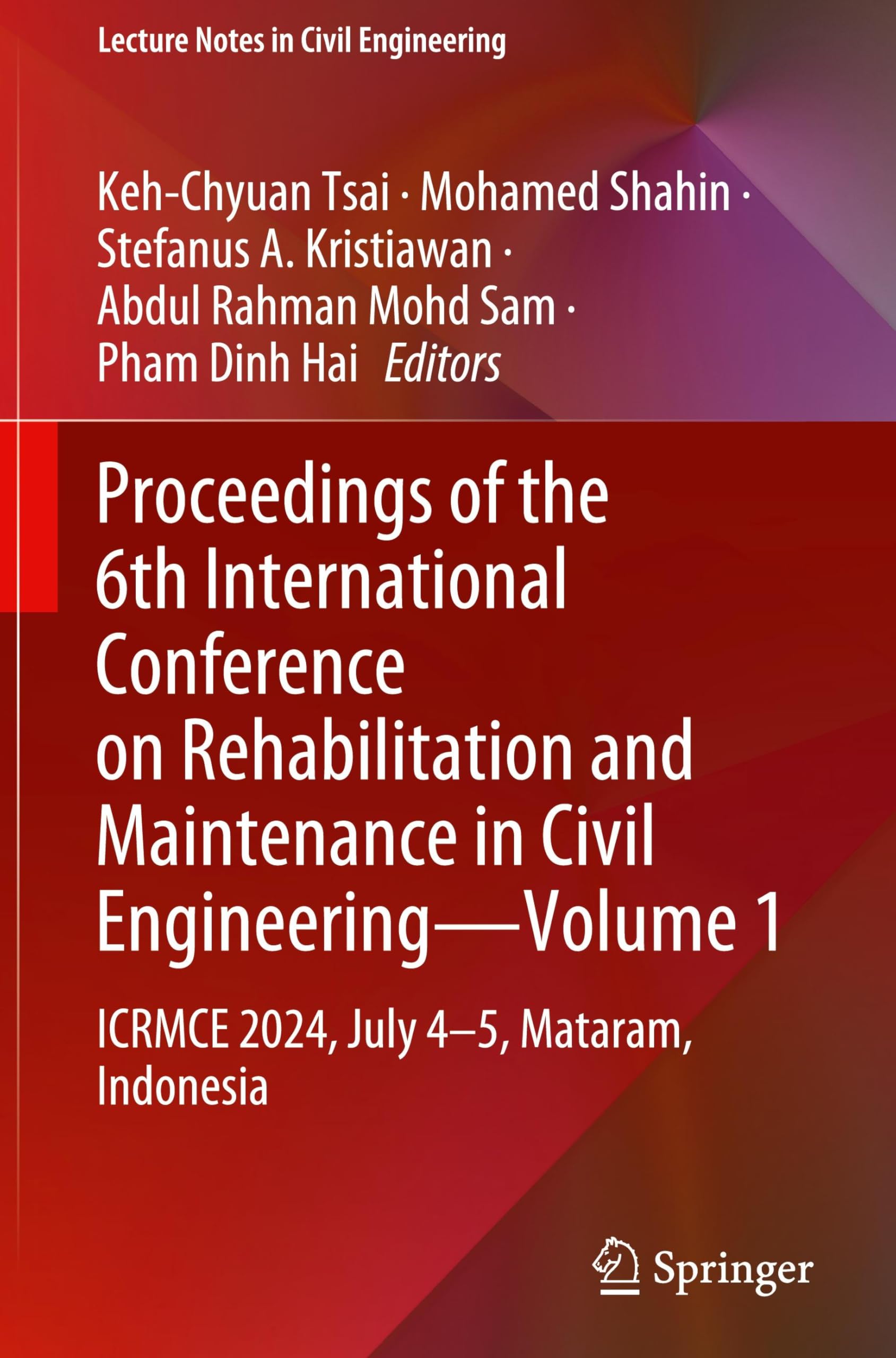 Livre Icrmce 2024 Proceedings : Actes de conférence sur le génie civil international