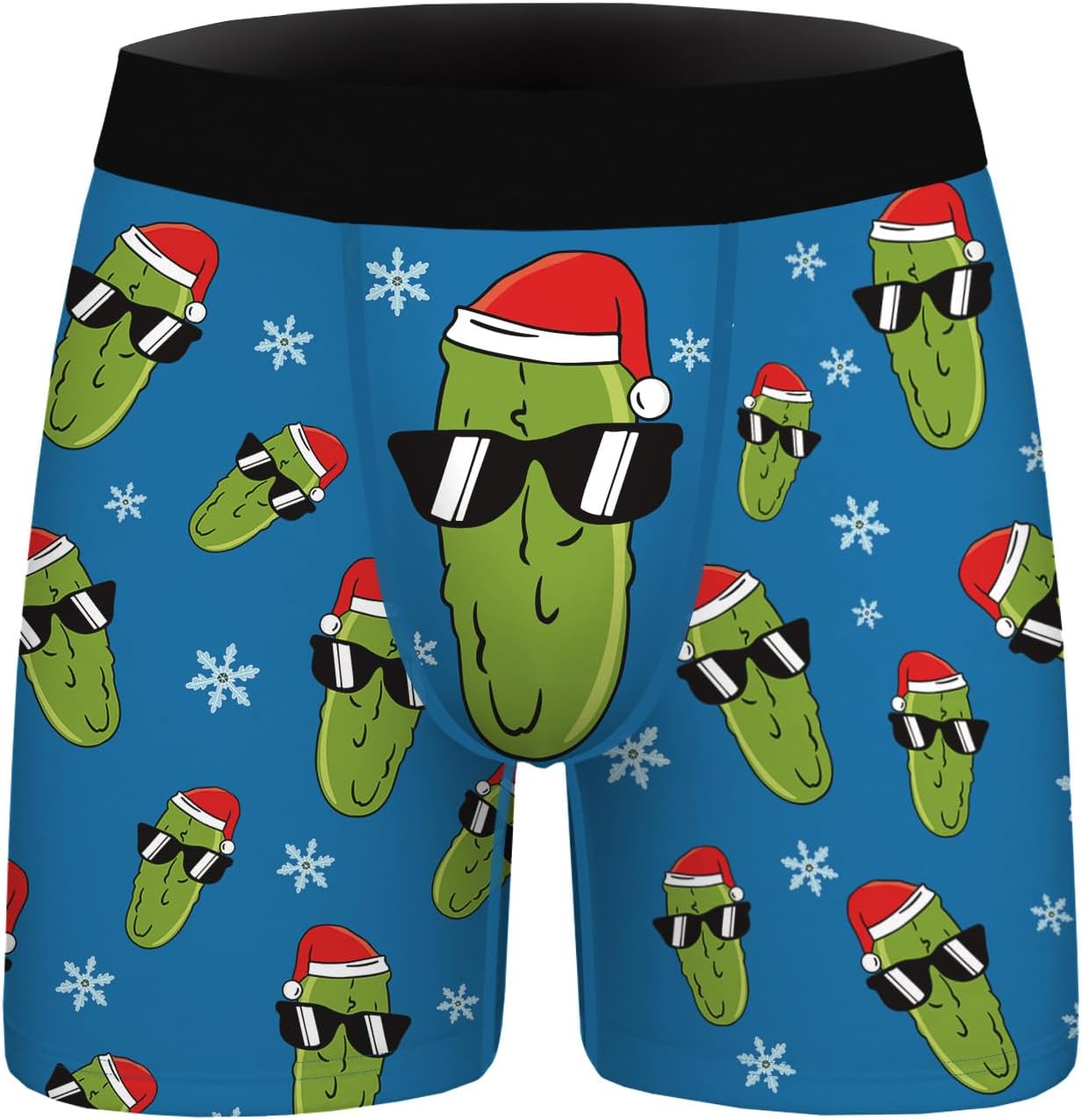 Ainuno Christmas Underwear for Men Hilarious Gag Gifts Funny Novelty Holiday Boxer Briefs No Fly