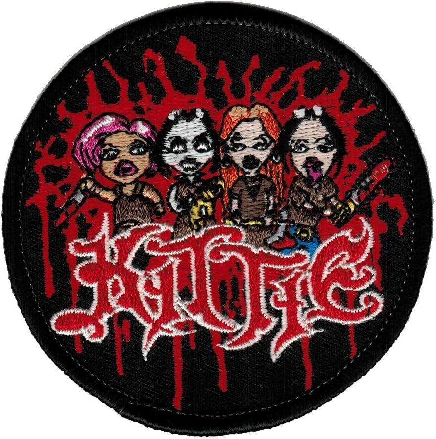 KITTIE CARTOON LOGO EMBROIDERED PATCH