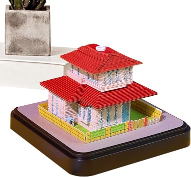 2026 Calendar for Desk 3D Calendar Art Paper Sculpture House Design