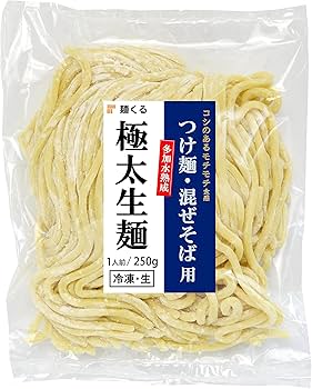 太麺さん専用 Amazon.co.jp: 麺くる つけ麺・まぜそば 専用 極太麺 【冷凍・生麺