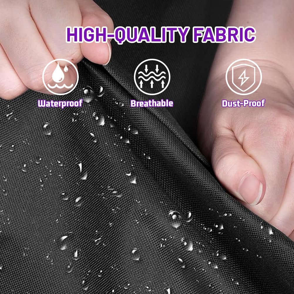 Dance Garment Bag with Zipper, 40 inch Garment Bags for Hanging Clothes, Kids Dance Recital Bags, Cheer Uniform Garment Bag for Wardrobe and Travel, Purple